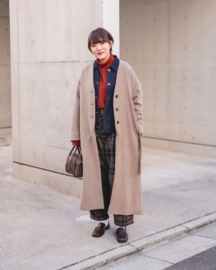 【気温5度の服装】デニム or テーラードジャケットをコートにIN！おしゃれも防寒も叶う重ね着コーデ8選