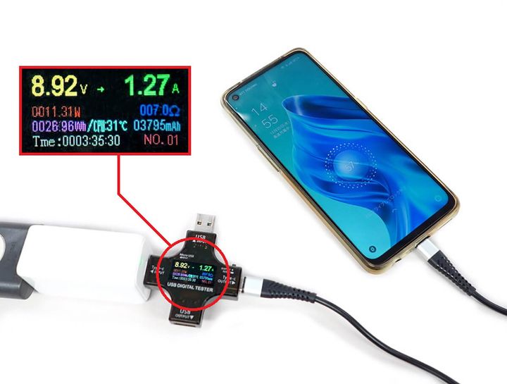 USB-C（C1）でAndroidスマホを充電