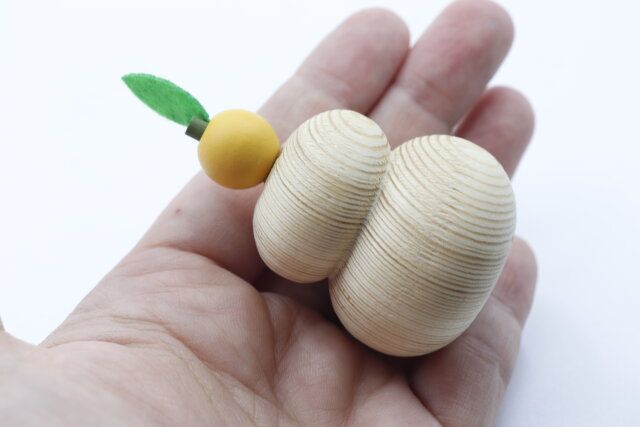 ダイソーの木製鏡餅のサイズ