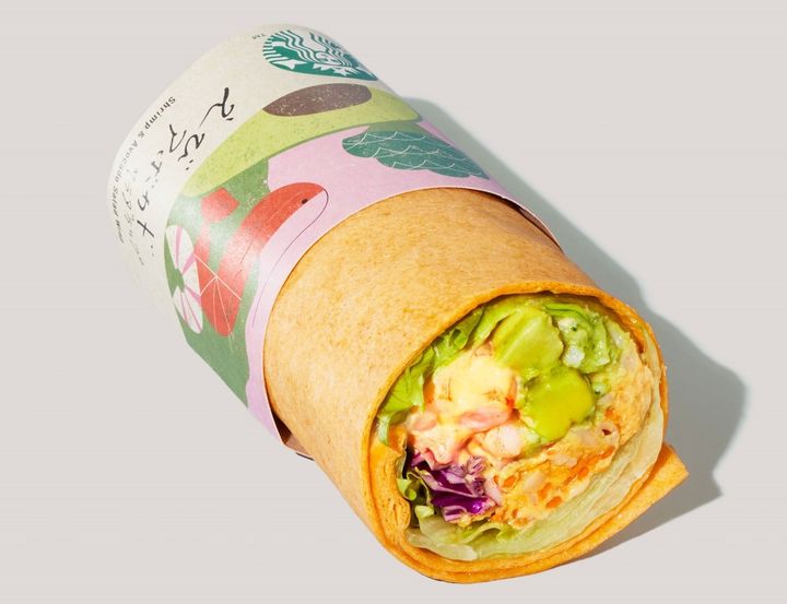 「えびアボカド サラダラップ」510円