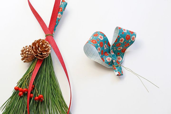 お正月のプチプラ玄関飾り