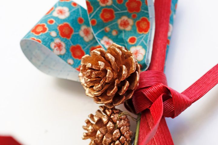 お正月のプチプラ玄関飾り