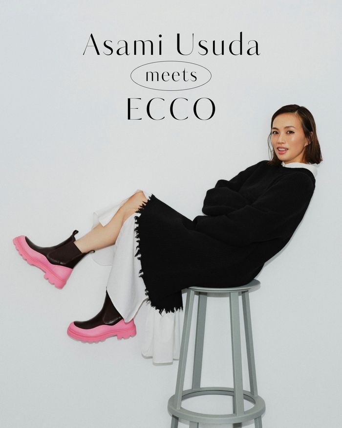 北欧ならではの色使いに注目！デンマーク発のフットウェア《ECCO》が女優・臼田あさ美を起用した新カプセルコレクションを提案