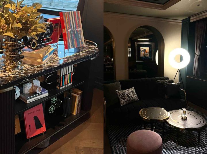 画像: まるで舞台のセットのようなインテリア（エグゼクティブ・ラウンジ）