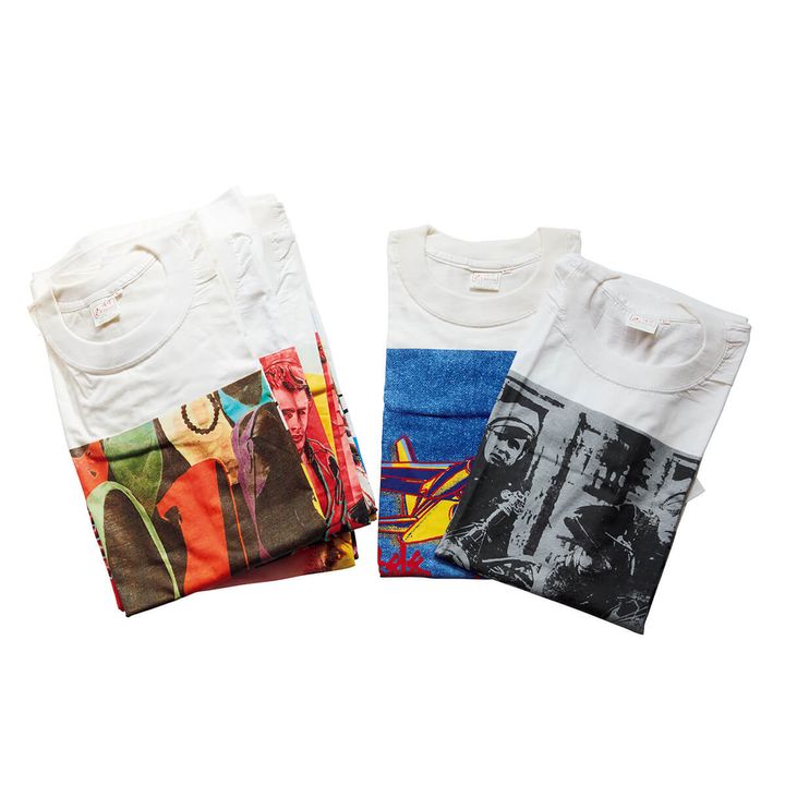 アンディ・ウォーホルの作品をプリントしたアートＴシャツ