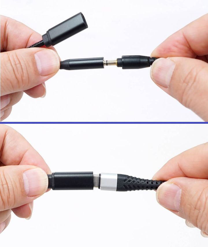 「充電しながら使えるUSB TYPE-C変換ケーブル」を使う手順1