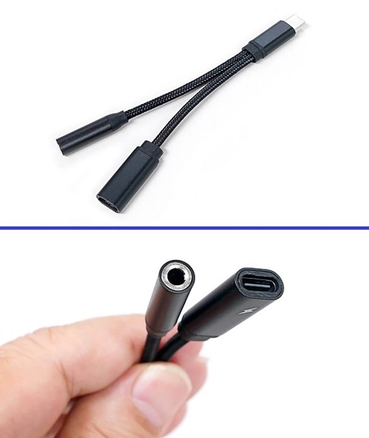 ダイソー「充電しながら使えるUSB TYPE-C変換ケーブル」1