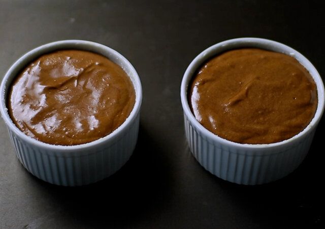 チョコレートスフレ レシピ スフレ生地を焼く