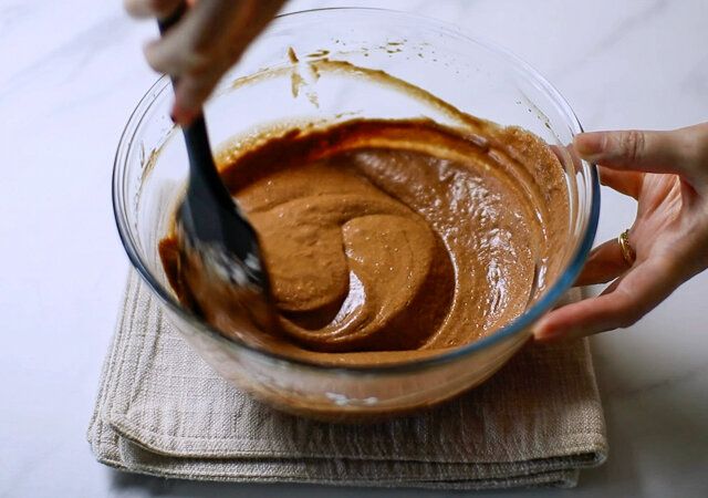 チョコレートスフレ レシピ スフレ生地を作る