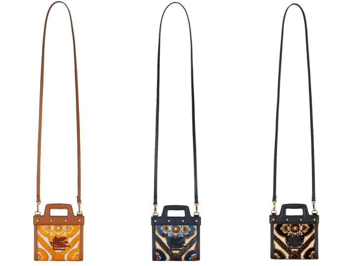 画像: 「ジャカード カードホルダー」【縦10×横11.5cm、カードスロット6】各￥108,900 出典：エトロ