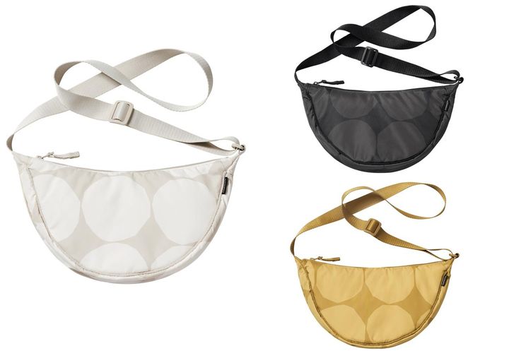 画像: 【UNIQLO x Marimekko】ラウンドミニショルダーバッグ各¥1,500 www.uniqlo.com