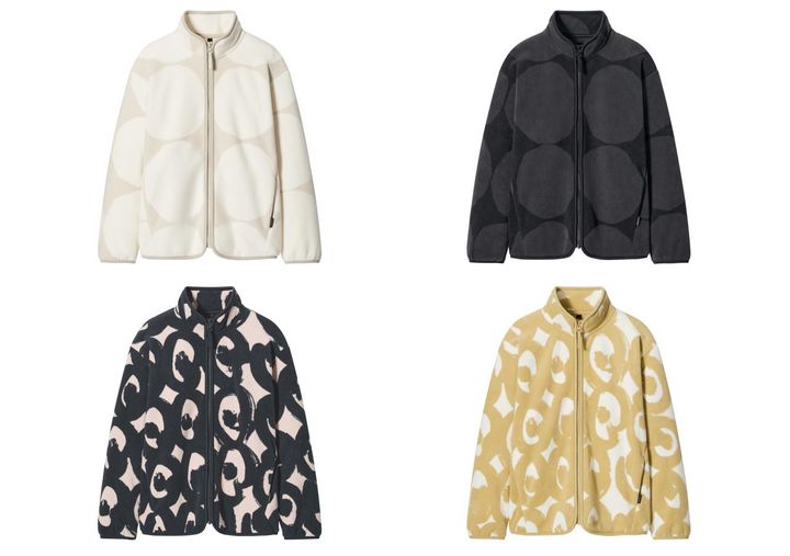 画像: 【UNIQLO x Marimekko】フリースフルジップジャケット（長袖）各¥2,990 www.uniqlo.com