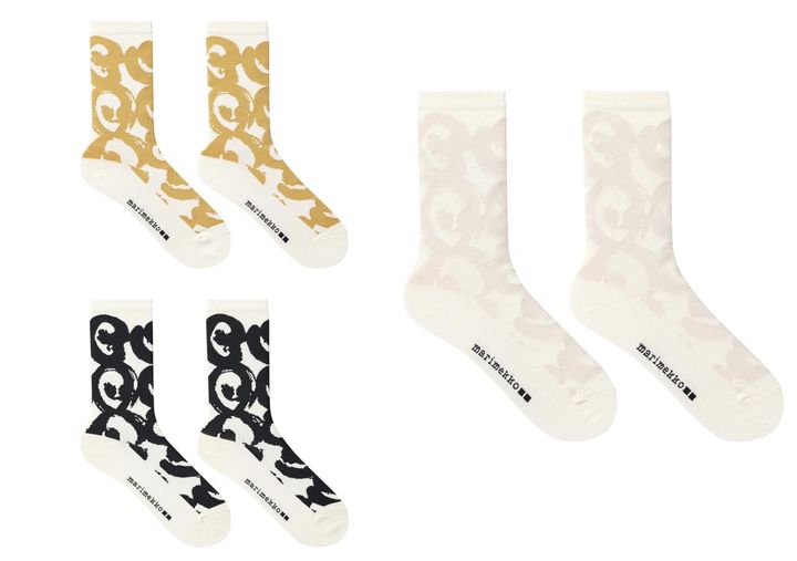 画像2: 【UNIQLO x Marimekko】ヒートテックソックス各¥590 www.uniqlo.com