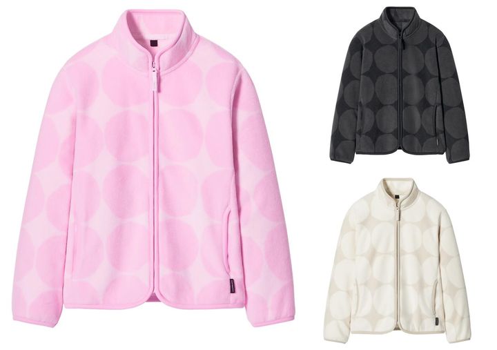画像: 【UNIQLO x Marimekko】GIRLS フリースジャケット各¥1,990 www.uniqlo.com