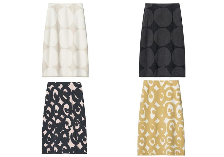 画像: 【UNIQLO x Marimekko】フリーススカート各¥3,990 www.uniqlo.com