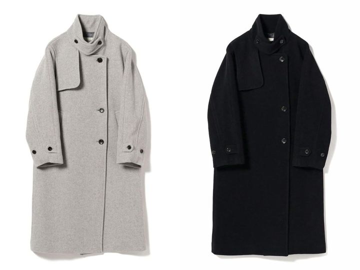 画像: 「ガンパッチ スタンドコート」各￥31,900 出典：レイ ビームス