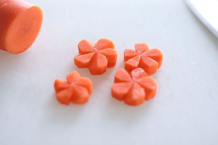 ニンジンのねじり梅