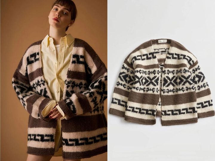 画像: 「COWICHAN CARDIGAN」￥37,400 出典：シンゾーン