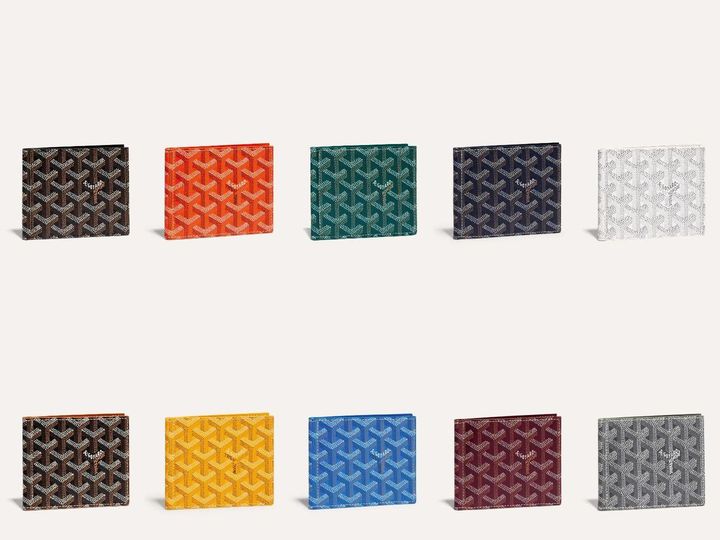 画像: 「サン・トマ」【縦9×横11×マチ2cm、マネークリップ1／カードスロット6】各￥96,800 出典：ゴヤール