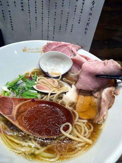 「ROPPONGIつなぐ☆はまぐりと魚介の醤油らーめん」【奥山佳恵の『ラーメン天国』第百二十三回】の画像11