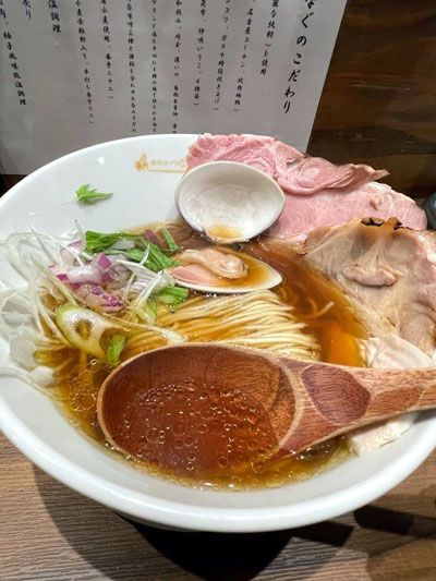 「ROPPONGIつなぐ☆はまぐりと魚介の醤油らーめん」【奥山佳恵の『ラーメン天国』第百二十三回】の画像7