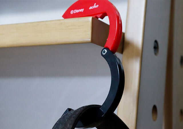 バッグハンガー ミッキー ミニーの実用例
