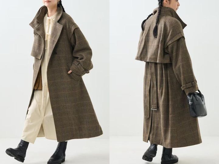 画像: 「ウーリー スタンド トレンチコート」¥18,480 出典：フリークス ストア