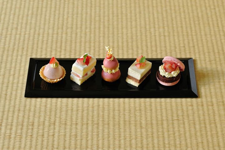 「Nipponキュイジーヌ 苺薫るアフタヌーンティー」主菓子