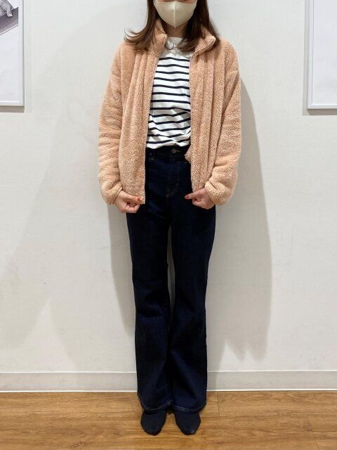 大人におすすめのボアアウターコーデ