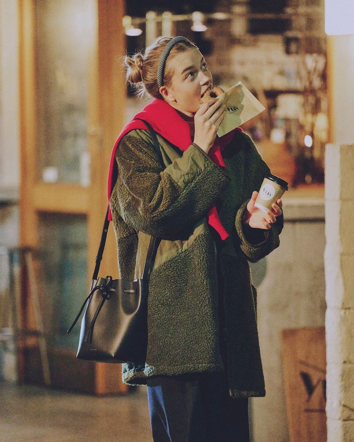 この冬注目のボア×キルティングジャケット。あえてレディに着るのが可愛いんです