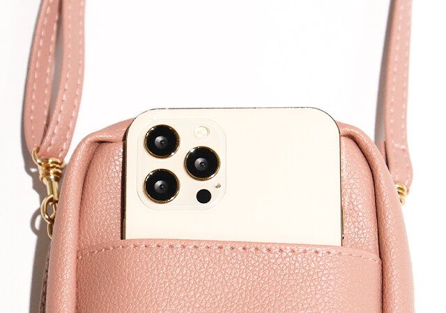 LUMIÈRE de GÉNIE［ルミエール ド ジェニ］スマホショルダーバッグROSEのスマホポケット