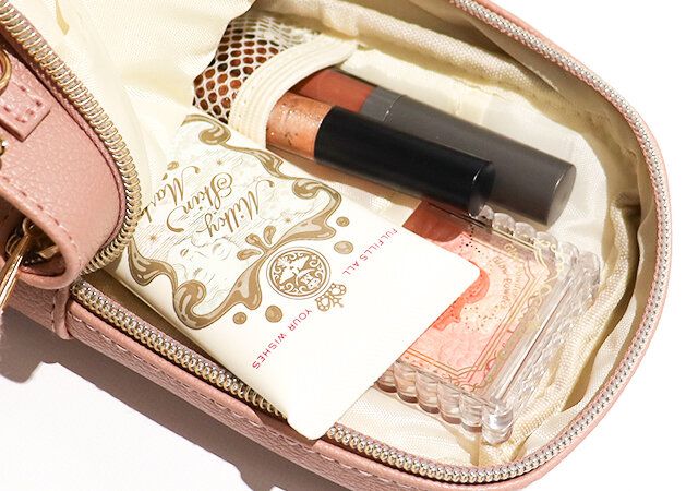 LUMIÈRE de GÉNIE［ルミエール ド ジェニ］スマホショルダーバッグROSEの内ポケット