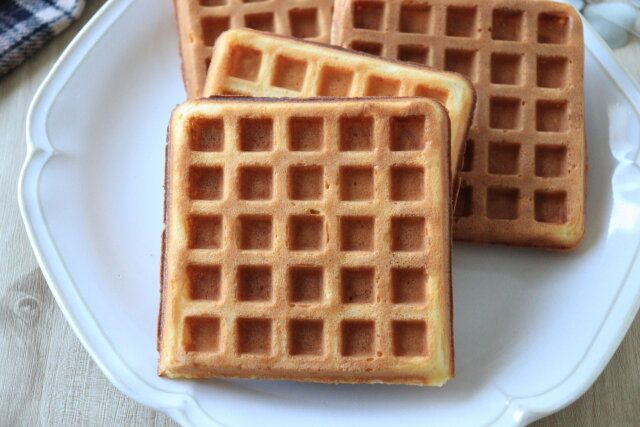 ワッフル レシピ 出来上がり