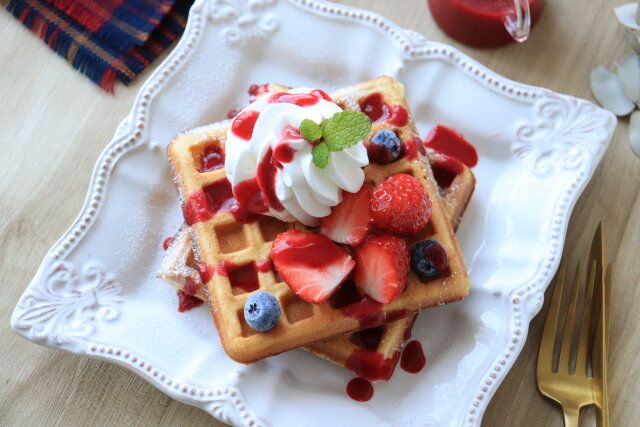 ワッフル レシピ アレンジ