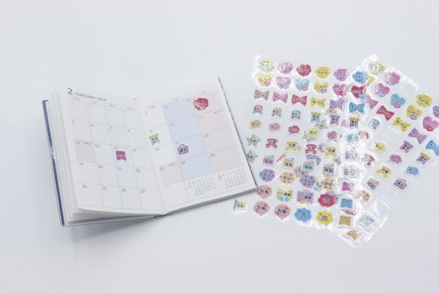 セリアの推し活やオタ活のスケジュール管理に役立つシール