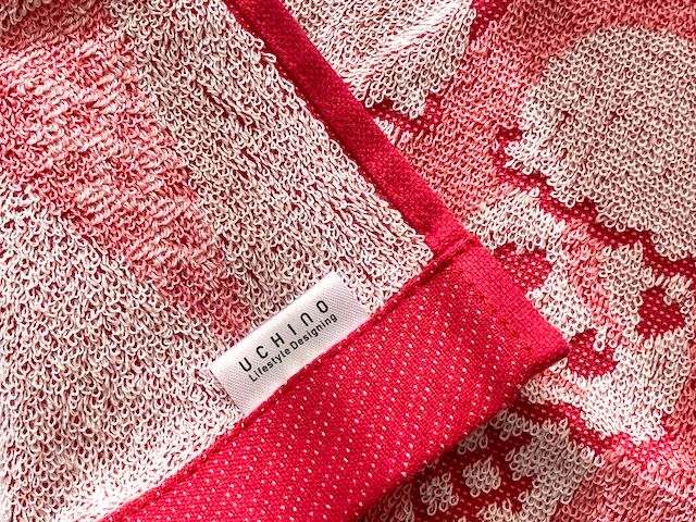 サーティワン 福袋 2024オリジナルグッズ「UCHINO ハンドタオル」タグ 触り心地