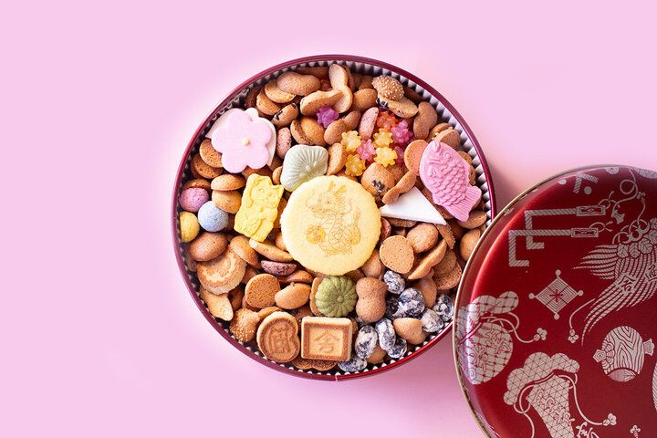 新年の贈り物に華を添える、銀座 菊廼舎の「特撰缶JAPAN小缶」