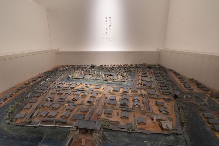 旧博物館に展示されていた、幕末の松本城下町ジオラマも見ることができます