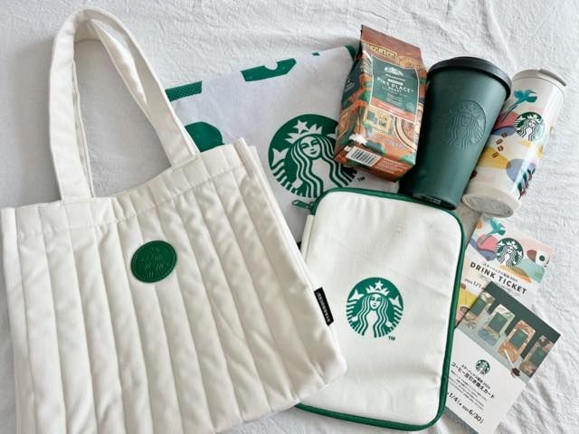 スターバックス 2024 すばらしかっ 福袋 ピクニックマット