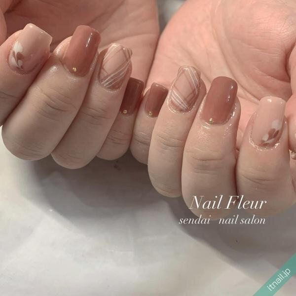 Nail fleurが投稿したネイルデザイン [photoid:I0095153] via Itnail Design (724848)