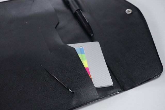 ダイソー フィルム付箋（カード型） 持ち運び