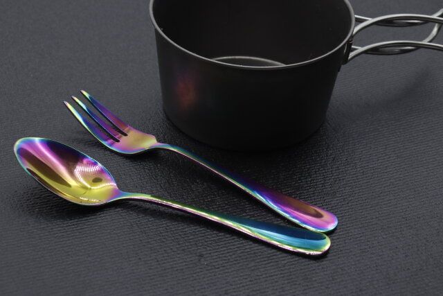 ダイソーのフォークとスプーン
