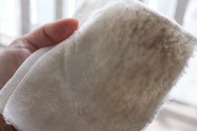 汚れをよく拭き取るぞうきん（2枚）のメンテナンス方