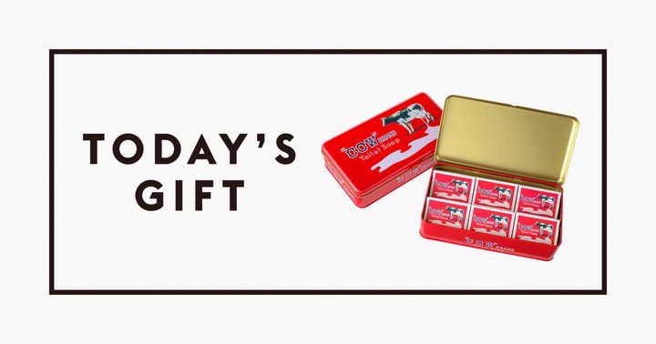 〈カウブランド赤箱〉の石鹸セット