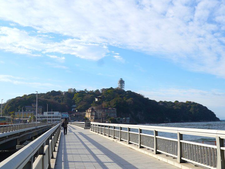 新春江の島さんぽ♪2024年の良縁を願って天女と五頭龍の恋伝説がある「江島神社」へ初詣