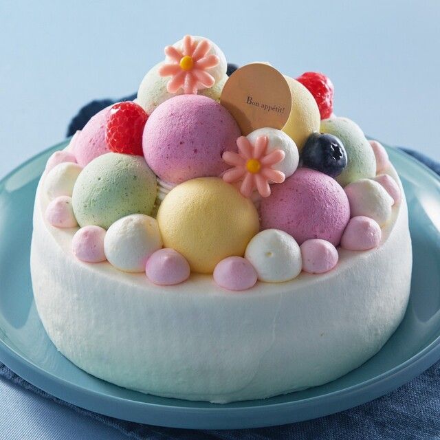 成人の日 フルーツボンボンデコレーション サイズ：14cm 3,240円（税込）