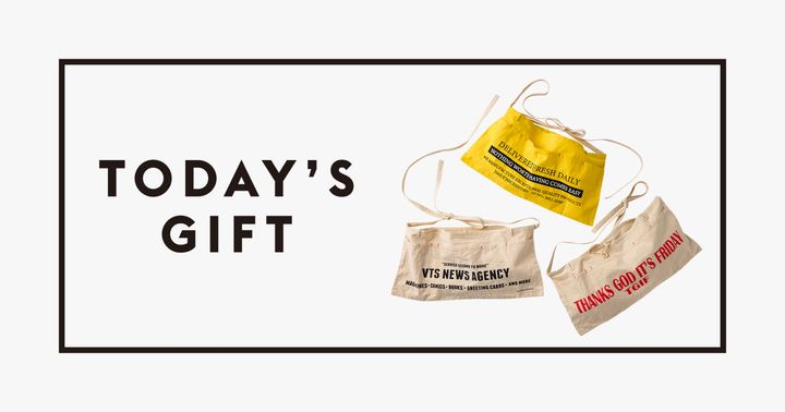 〈VOIRY STORE〉の2WAYエプロン