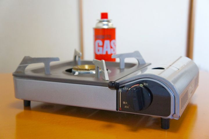 カセットこんろの取り扱いに要注意
