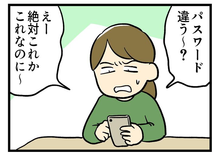 画像1: パスワードが通らないわけ