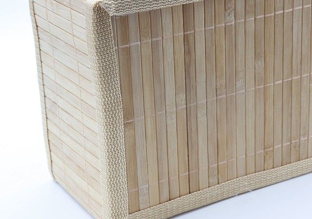 ダイソーのバンブーストレージボックスは天然素材使用で表情の違いを楽しめる